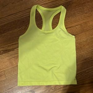 Swiftly Tech Raceback Tank Top 2.0 *Race Length highlighter yellow